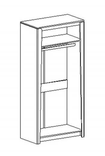 Шкаф двухдверный "Мальта" спальня Таксония
