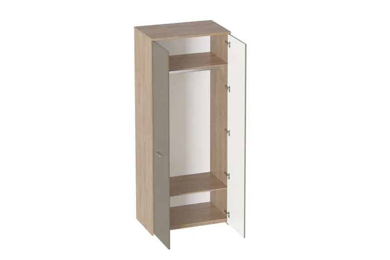 Спальный гарнитур "Гавана" композиция #4 Светло-серый