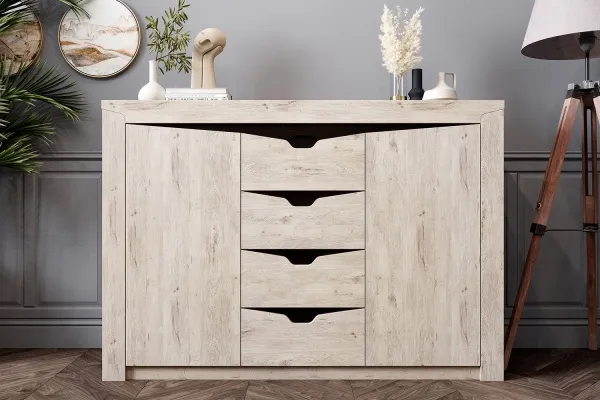 Тумба с 4 ящиками и 2 дверцами "Соренто" спальня